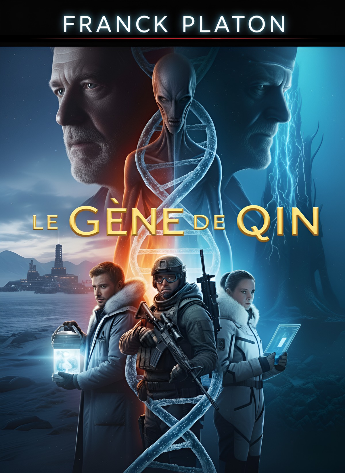 Couverture officielle du roman Le Gène de Qin de Franck Platon