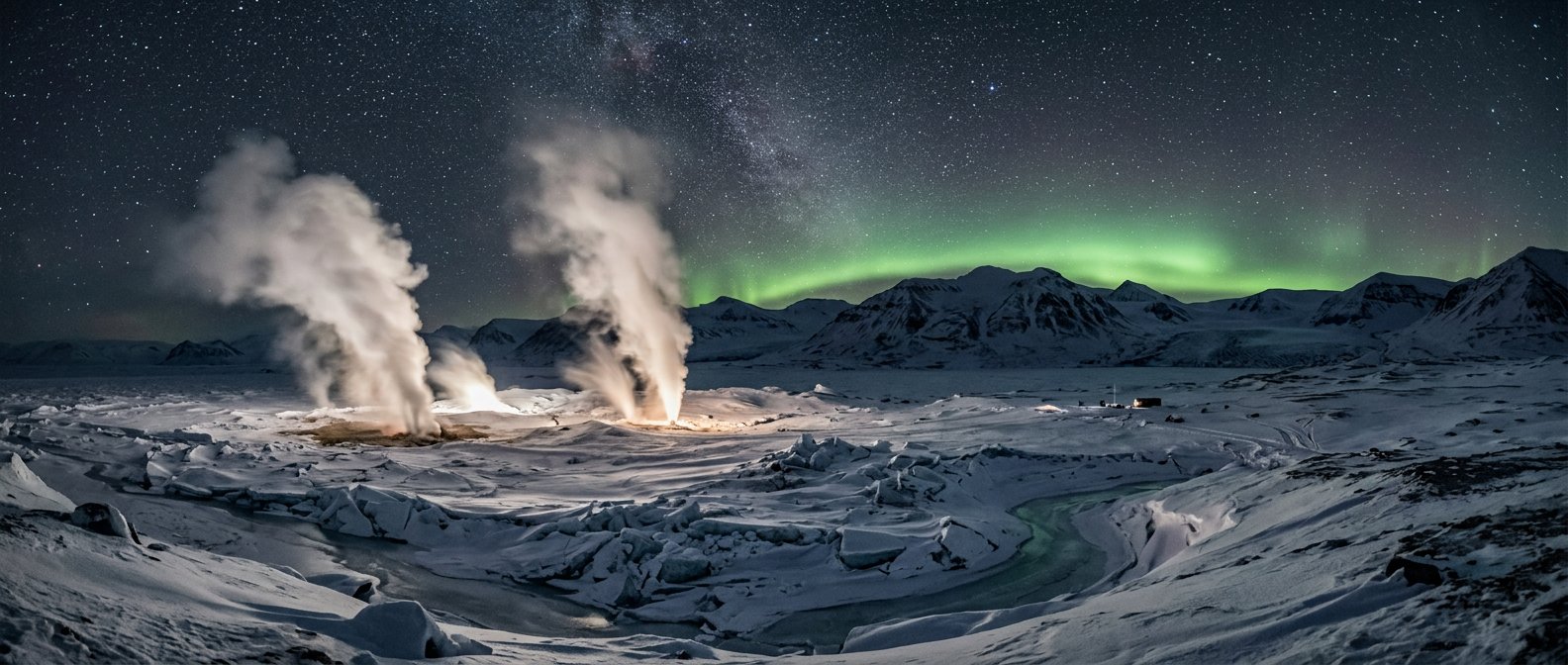 Oasis géothermique en Antarctique